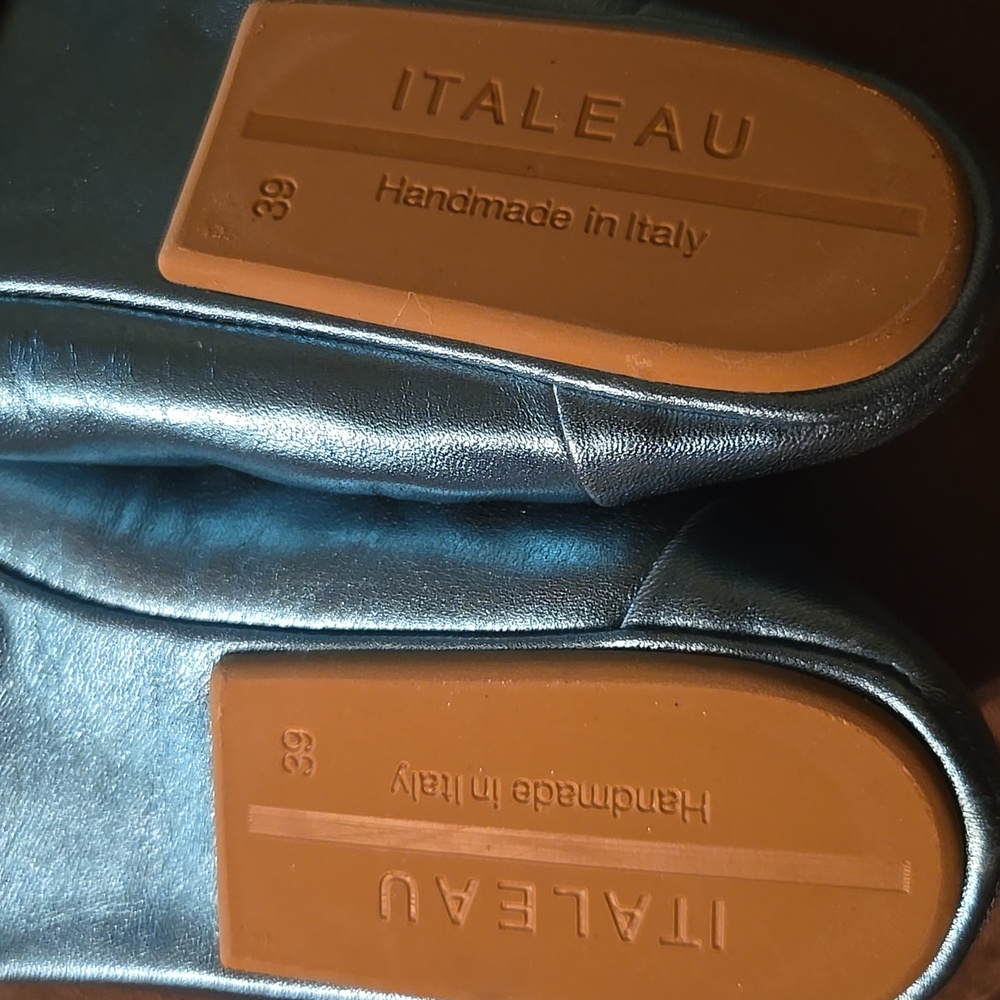 ITALEAU Shimmering Teal Flats - Picture 9 of 9